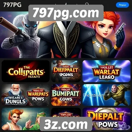 Jogos mais populares disponíveis no 797pg.com